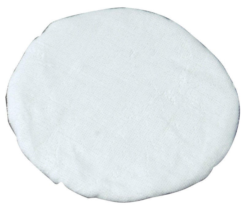 Pro-Lift I-4526C Grey 6"" Cotton Buffer Pad Cover  6"" x 6""